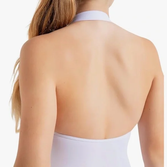 NWT Capezio Halter Leotard White ⚪️ Size Small - Picture 5 of 5